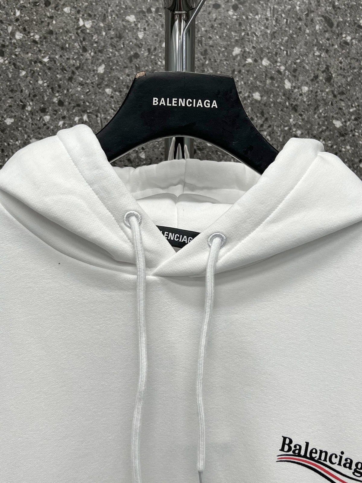 Schwarzer Baumwoll-Pullover mit Brustlogo – Herren