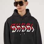 Jersey Sweatshirt with Mirror Print – a new play on the logo, this mirrored version is presented throughout the Aria – LUX VERSE Luxury Designer Fashion Outlet