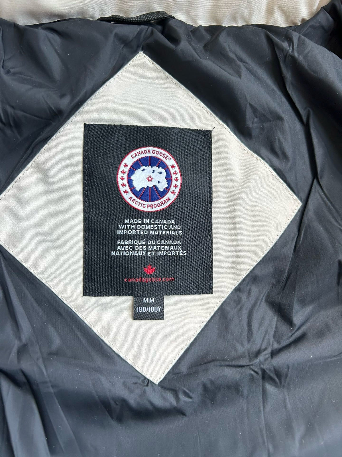 Black and White Parka - Men's