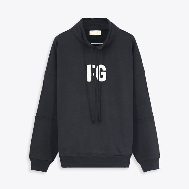 FG Black Half-Zip Sweatshirt - Men's