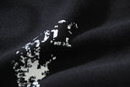 Schwarzes Crewneck mit Baumwollmotiv – Herren