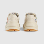 Rhyton sneaker with logo – designed with a thick sole and bulky construction, the leather sneaker is remindful – LUX VERSE Luxury Designer Fashion Outlet