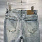 Blue Denim Faded Straight – Damen