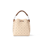 Muria Leather Bucket – supple and sophisticated, it is a pleasure to carry, either by the braided top – LUX VERSE Luxury Designer Fashion Outlet