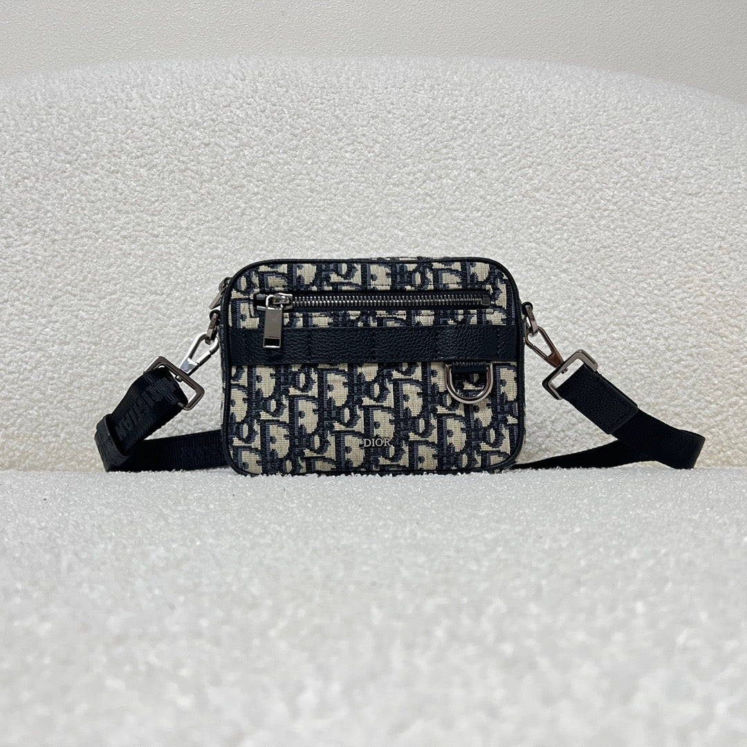 Black and Grey Crossbody Bag