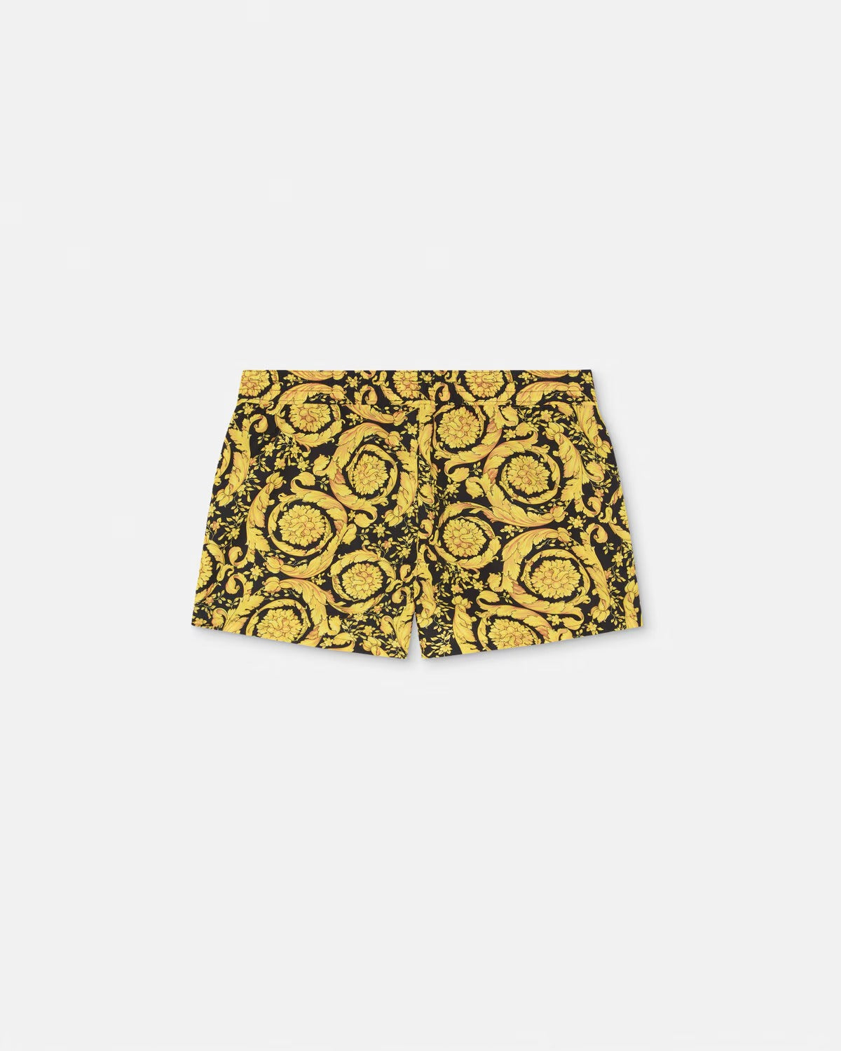 Barocco Swim Shorts – barocco print Elastic drawstring waistband Side pockets Mesh slip lining Made – LUX VERSE Luxury Designer Fashion Outlet