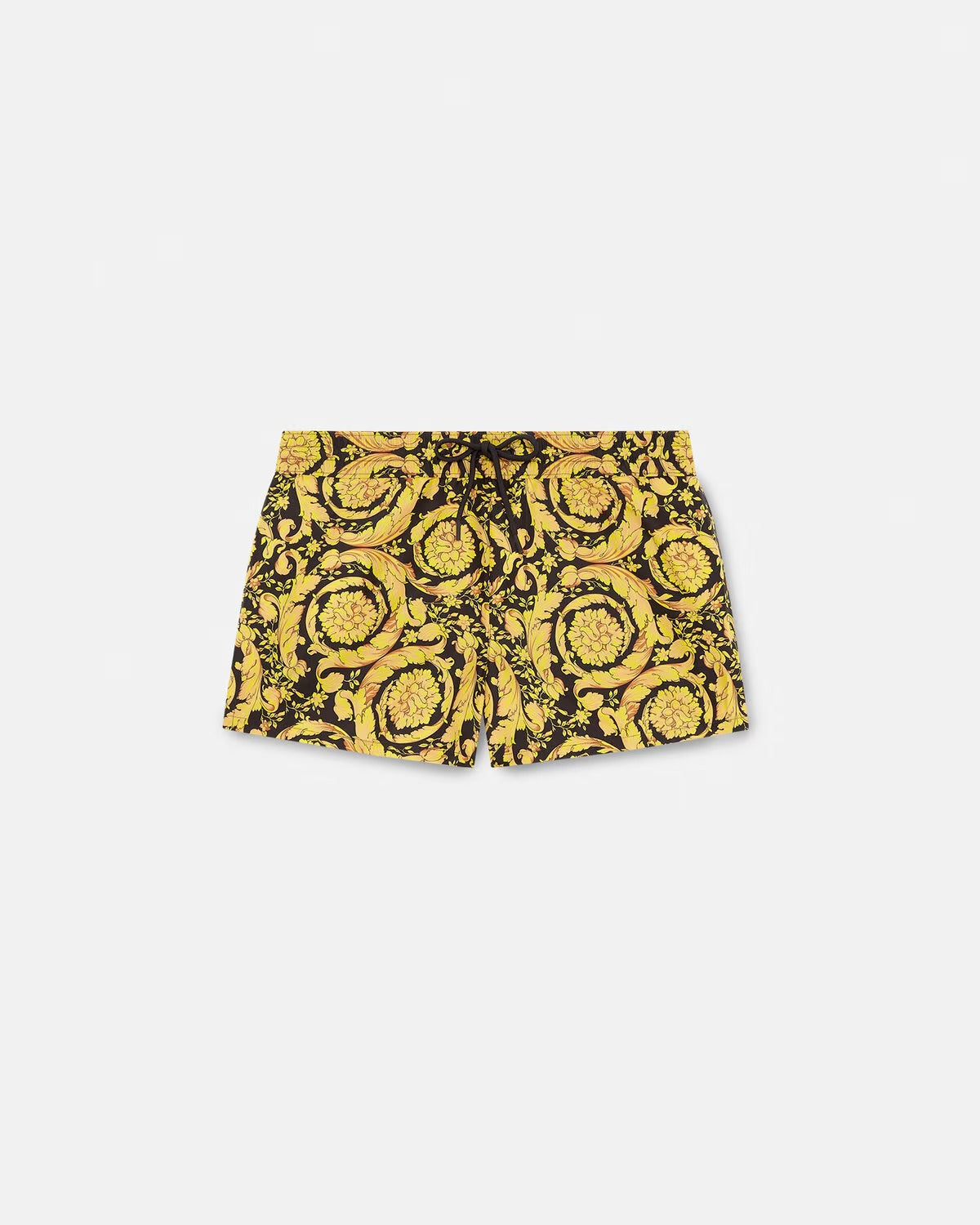 Barocco Swim Shorts – these swim shorts feature the Barocco print and have an elastic drawstring waistband – LUX VERSE Luxury Designer Fashion Outlet