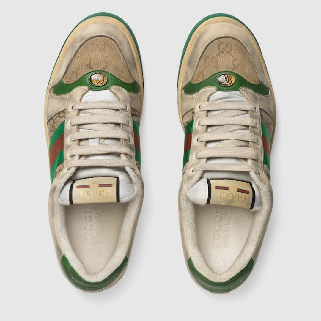 Men's Screener Gg Sneaker – a pastiche of different influences that span across decades, the Cruise 2019 – LUX VERSE Luxury Designer Fashion Outlet