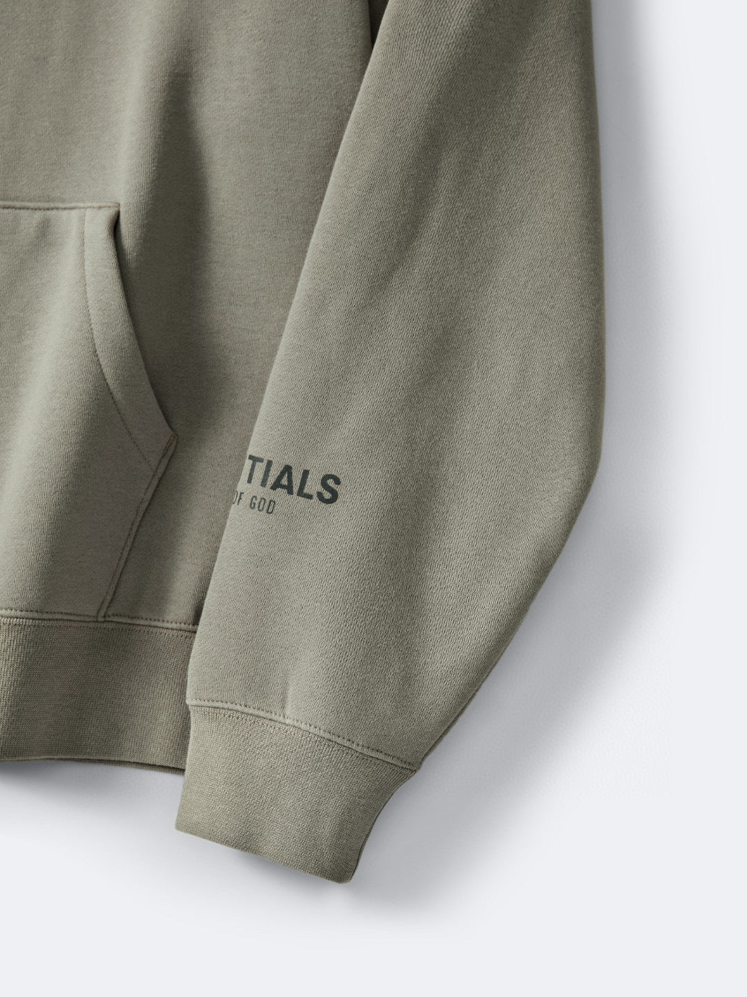 Grey Cotton Logo Pullover - Men's