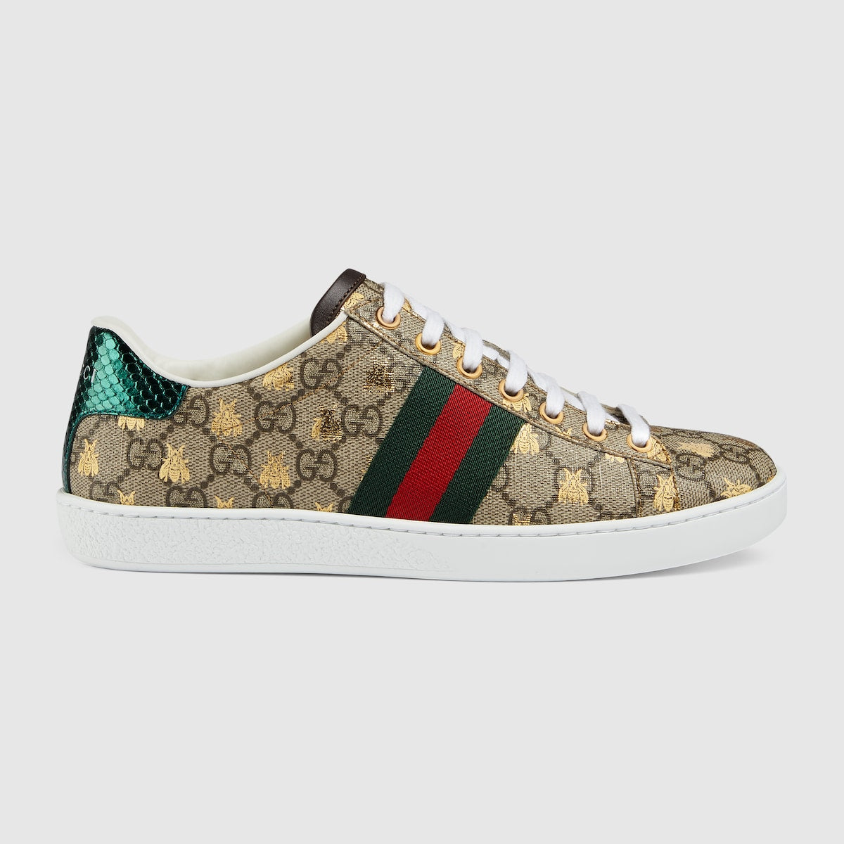 Women's Ace sneaker with bees – since its debut, the Ace sneaker has become a mainstay of the House's collections – LUX VERSE Luxury Designer Fashion Outlet