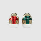 Women's Ace sneaker with bees – the retro-looking design is inspired by sneaker from the 1970s, with the Web stripe – LUX VERSE Luxury Designer Fashion Outlet