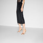Women's heeled sandal with Double G – a delicate crystal Double G buckle embellishes the ankle strap – LUX VERSE Luxury Designer Fashion Outlet
