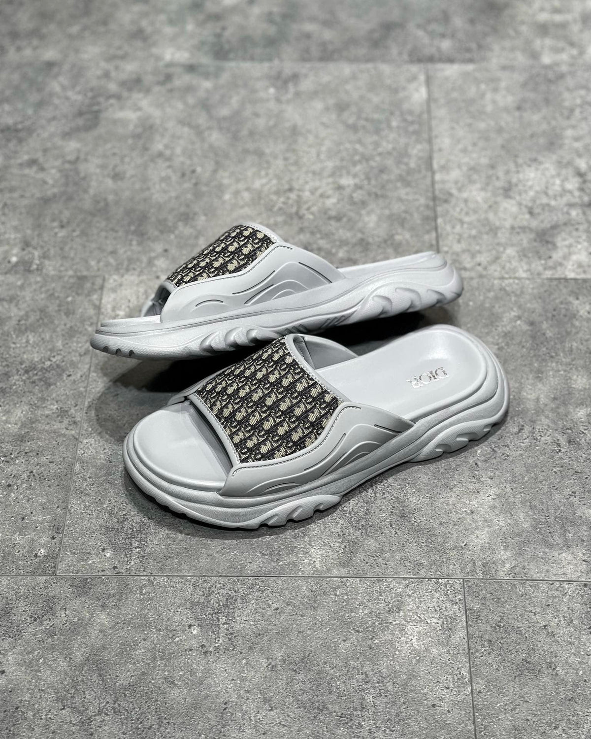 Black and Grey Slides
