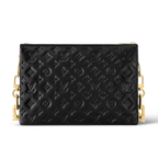 Coussin MM – an adjustable leather strap allows for shoulder and cross-body carry, while the new – LUX VERSE Luxury Designer Fashion Outlet