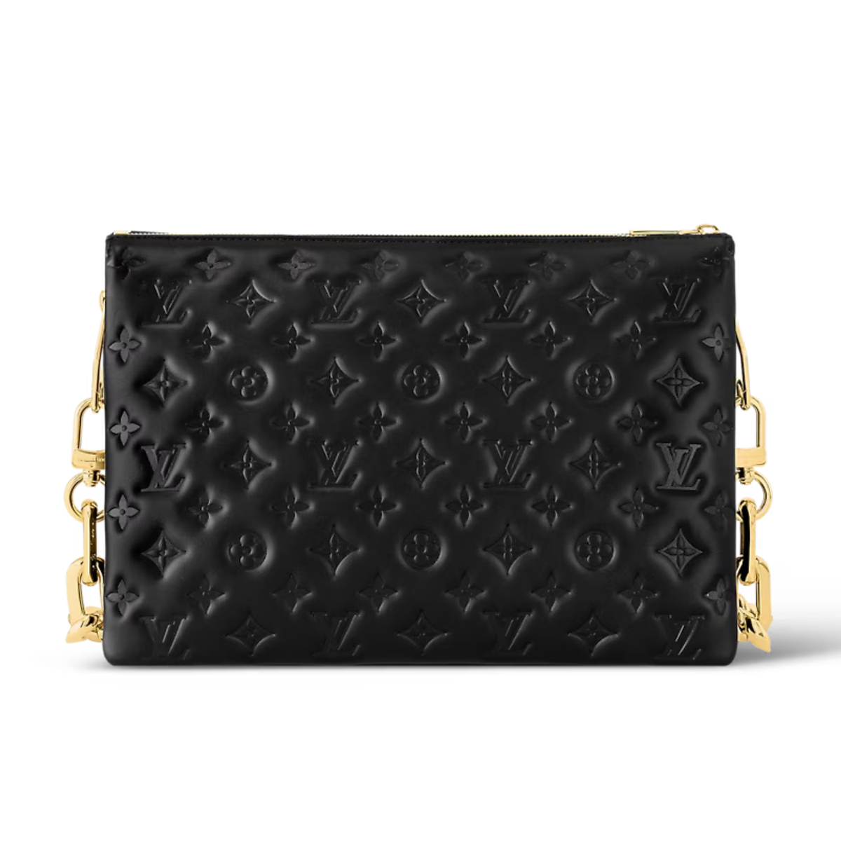 Coussin MM – an adjustable leather strap allows for shoulder and cross-body carry, while the new – LUX VERSE Luxury Designer Fashion Outlet