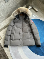 Black and White Parka - Men's