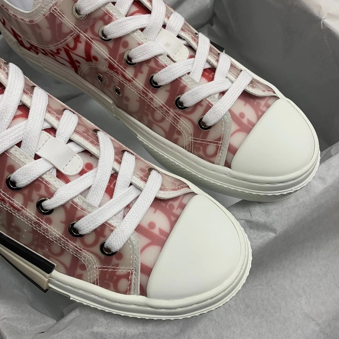B23 Low Red Oblique Sneakers