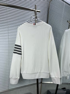 4-Bar Crewneck Grey Loopback – Herren