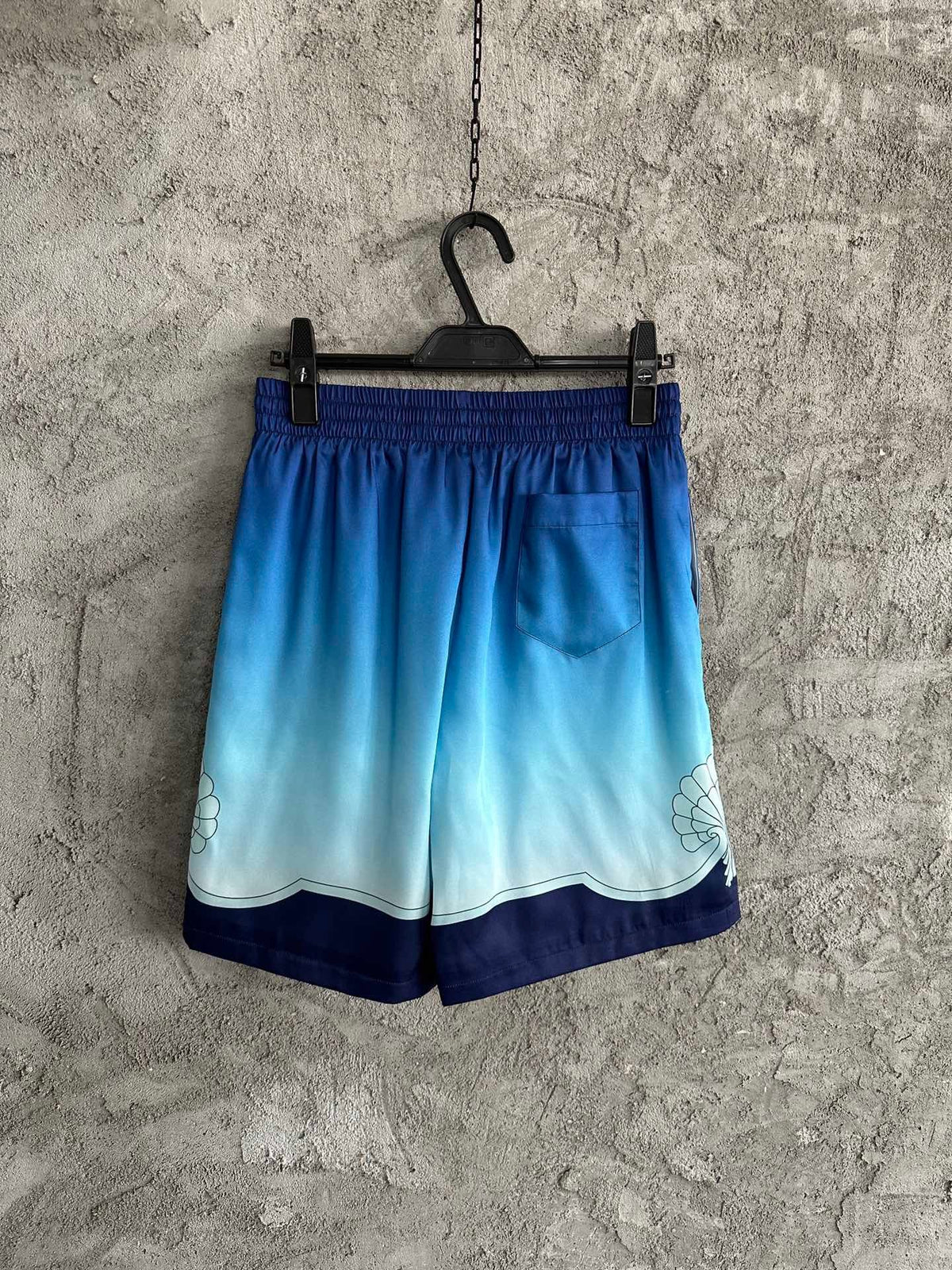 Blue Nylon Gradient Swim - Men's