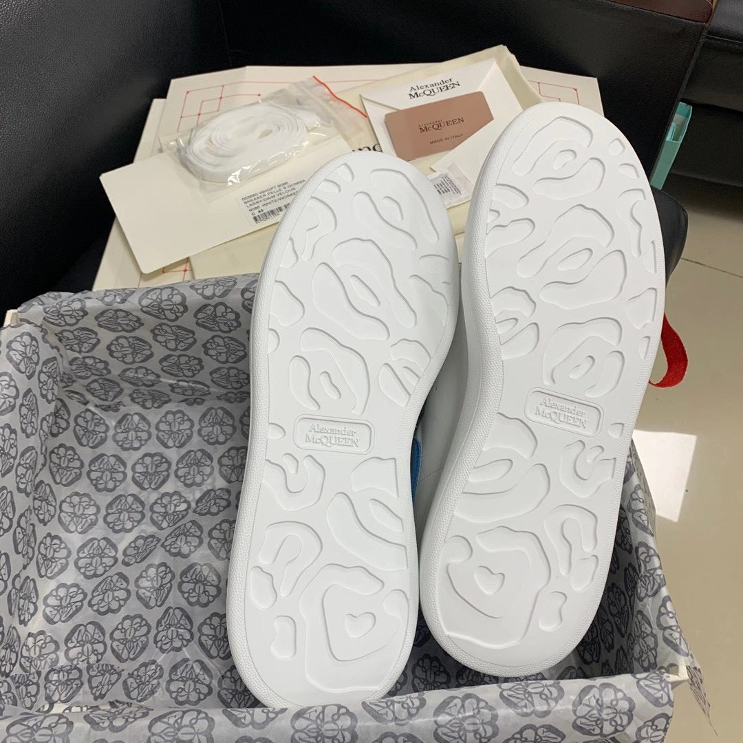 Oversized Blue Tab Sneakers
