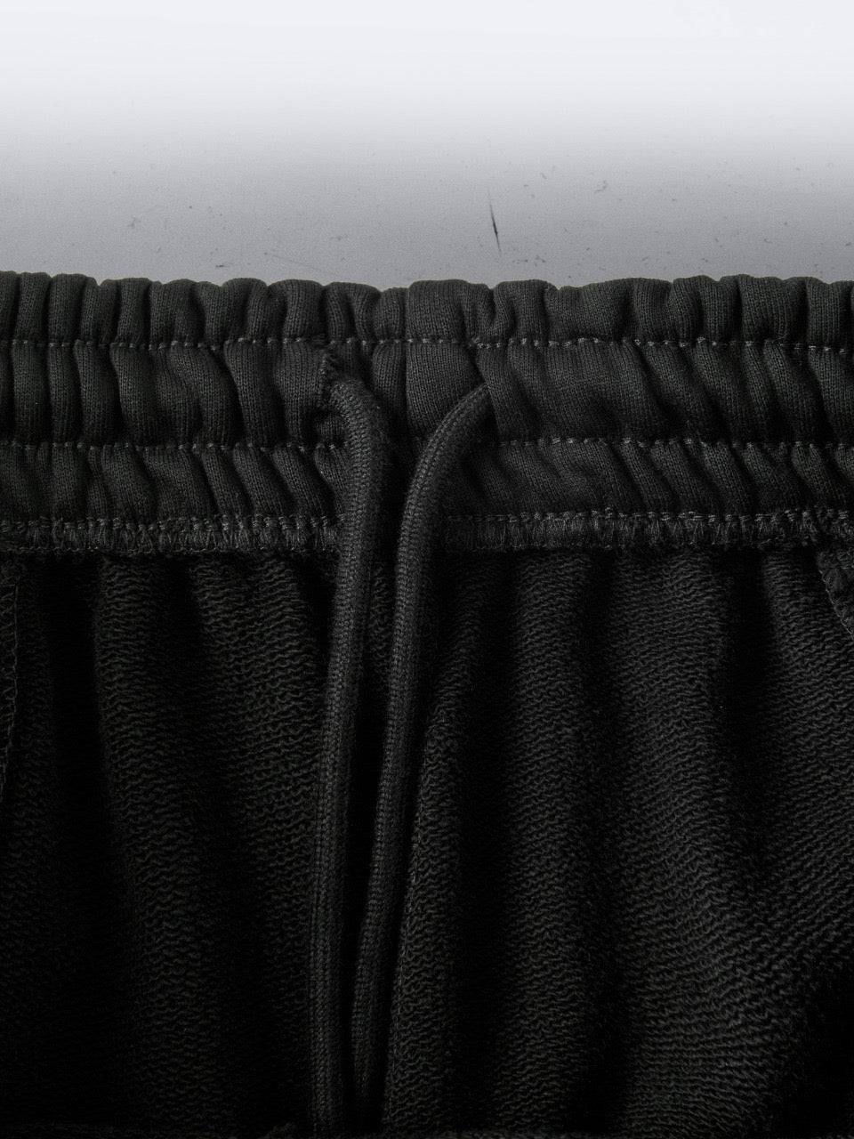Black Jersey Logo Drawstring - Men's