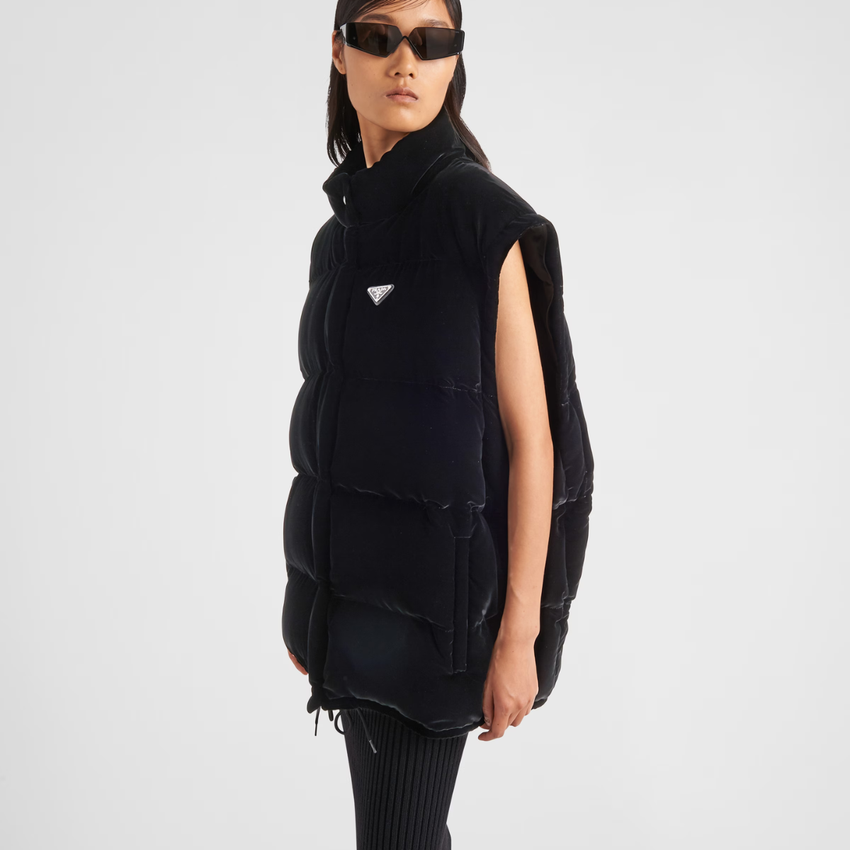Convertible velvet down jacket – this velvet down jacket reveals its versatile hybrid soul, transforming into a vest – LUX VERSE Luxury Designer Fashion Outlet