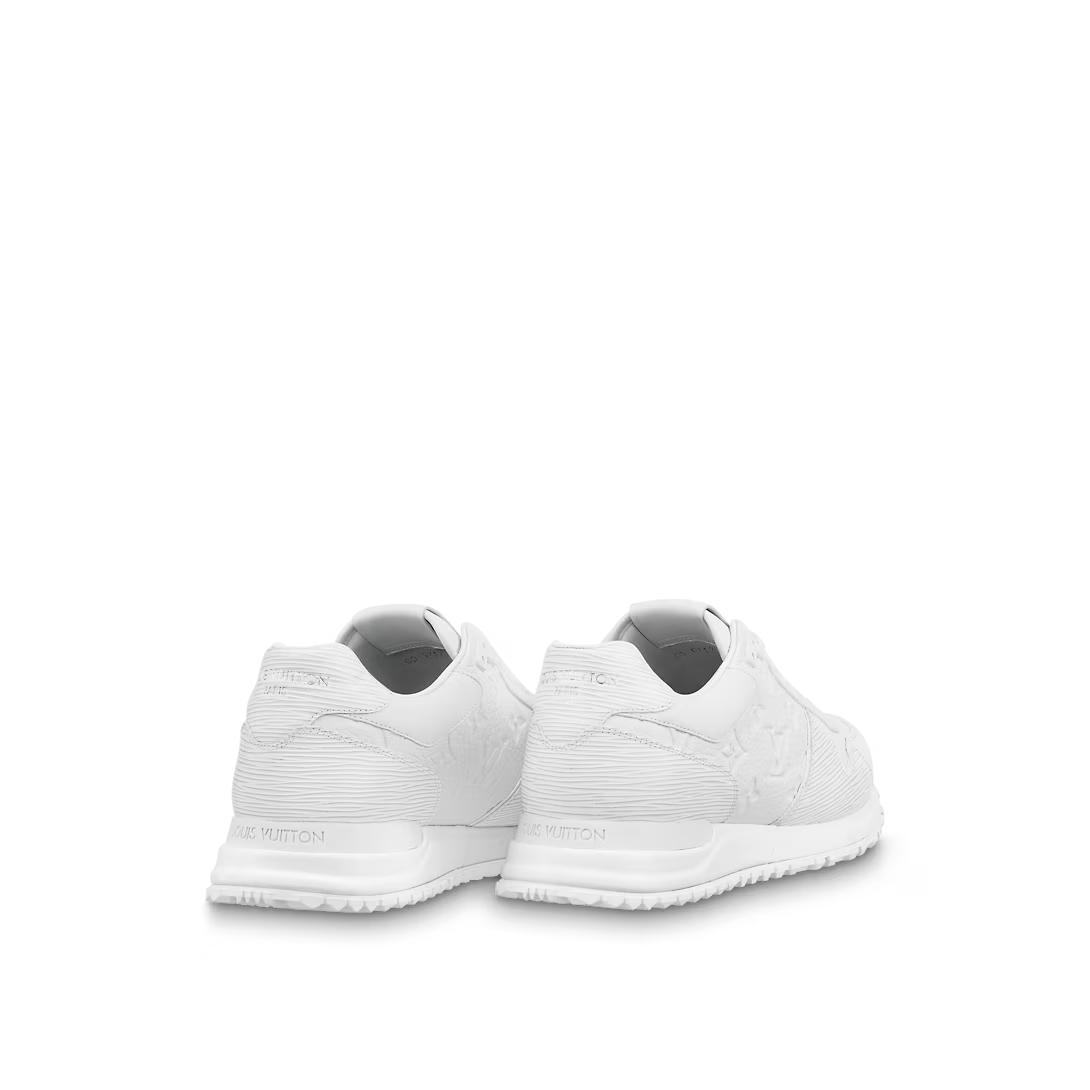 Run Away Leather Sneaker – this model features an Initials logo on the tongue and signature on the back – LUX VERSE Luxury Designer Fashion Outlet