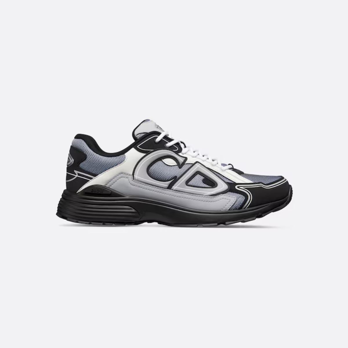 B30 Sneaker – crafted in blue mesh and gray, white and black technical fabric, it is enhanced by – LUX VERSE Luxury Designer Fashion Outlet