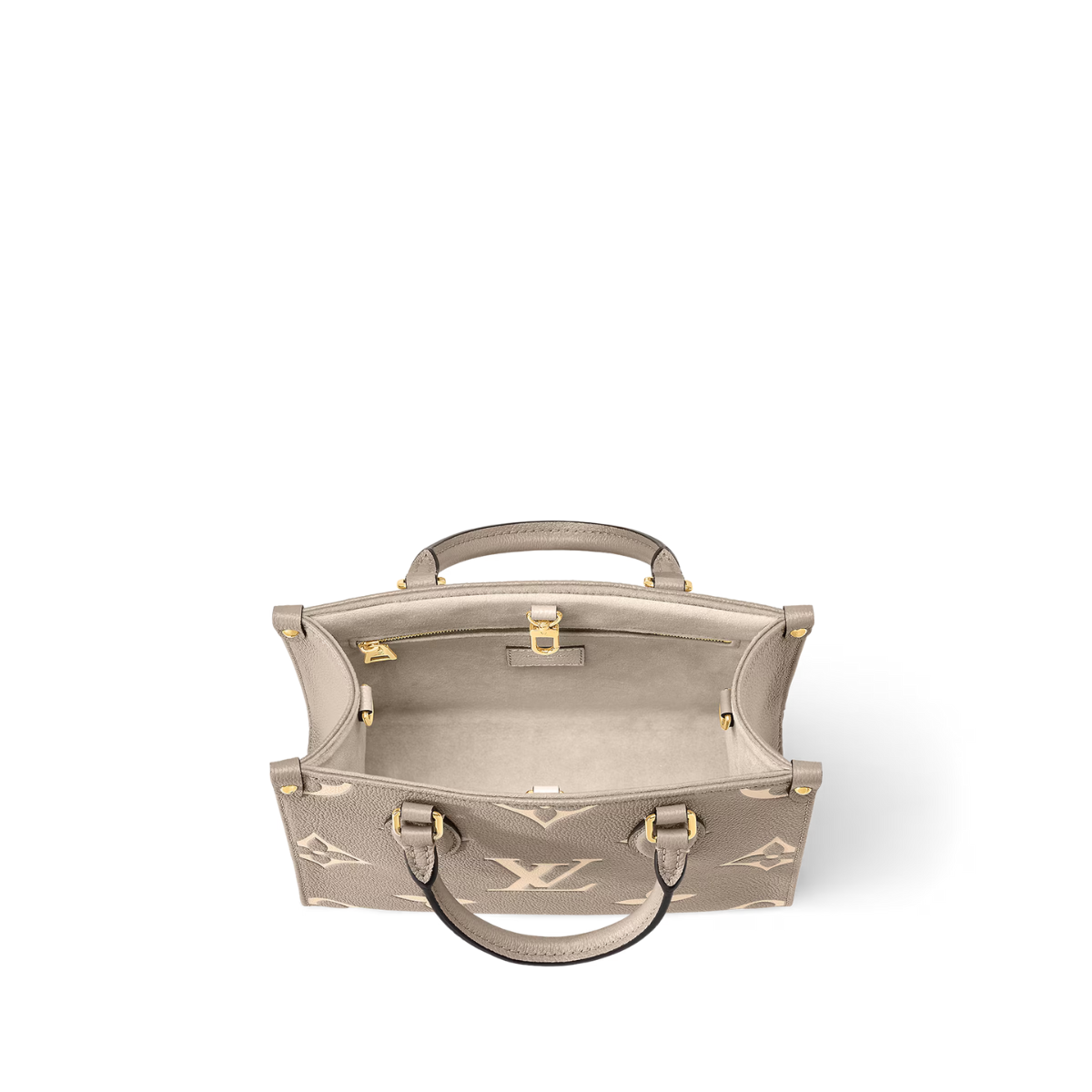 OnTheGo PM Tourterelle Beige – this smaller version of the original Onthego fits essentials such as a mini tablet – LUX VERSE Luxury Designer Fashion Outlet
