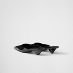 Patent leather mule – iconic geometric triangle inspires the design of the heel that enriches the tapered, – LUX VERSE Luxury Designer Fashion Outlet