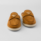 Suede Leathers Sabots – the lightweight sole rubber completes the design with a versatile, casual note – LUX VERSE Luxury Designer Fashion Outlet