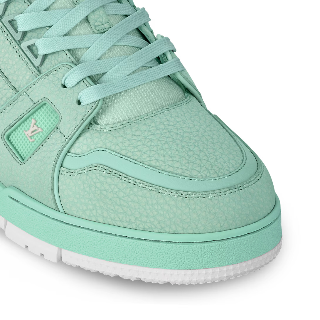 Trainer Leather Sneaker – it features an elaborately constructed upper, which takes seven hours to stitch, – LUX VERSE Luxury Designer Fashion Outlet