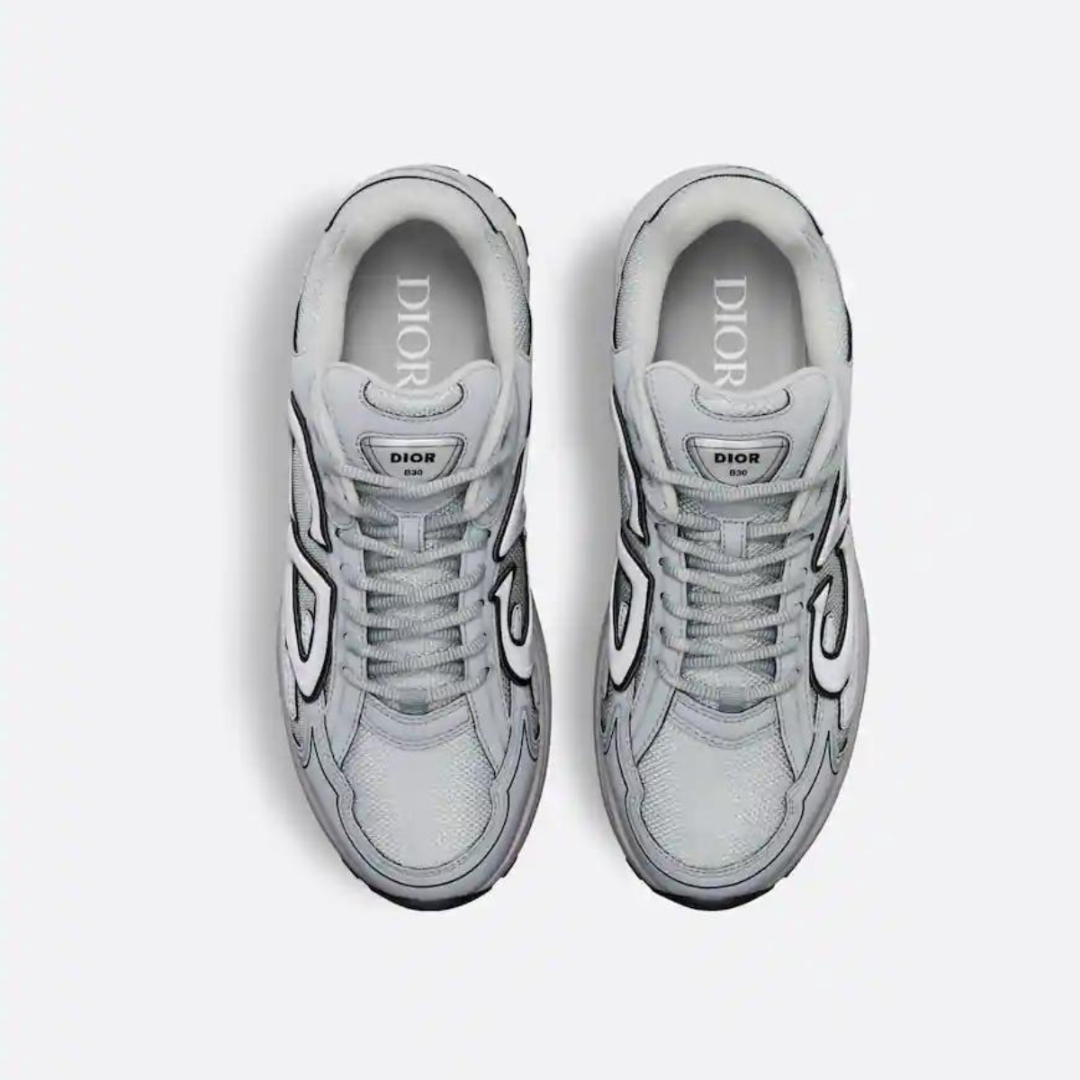 B30 Sneaker Modern Sporty – the B30 and CD30 signatures on the tongue and the back of the sneaker – LUX VERSE Luxury Designer Fashion Outlet