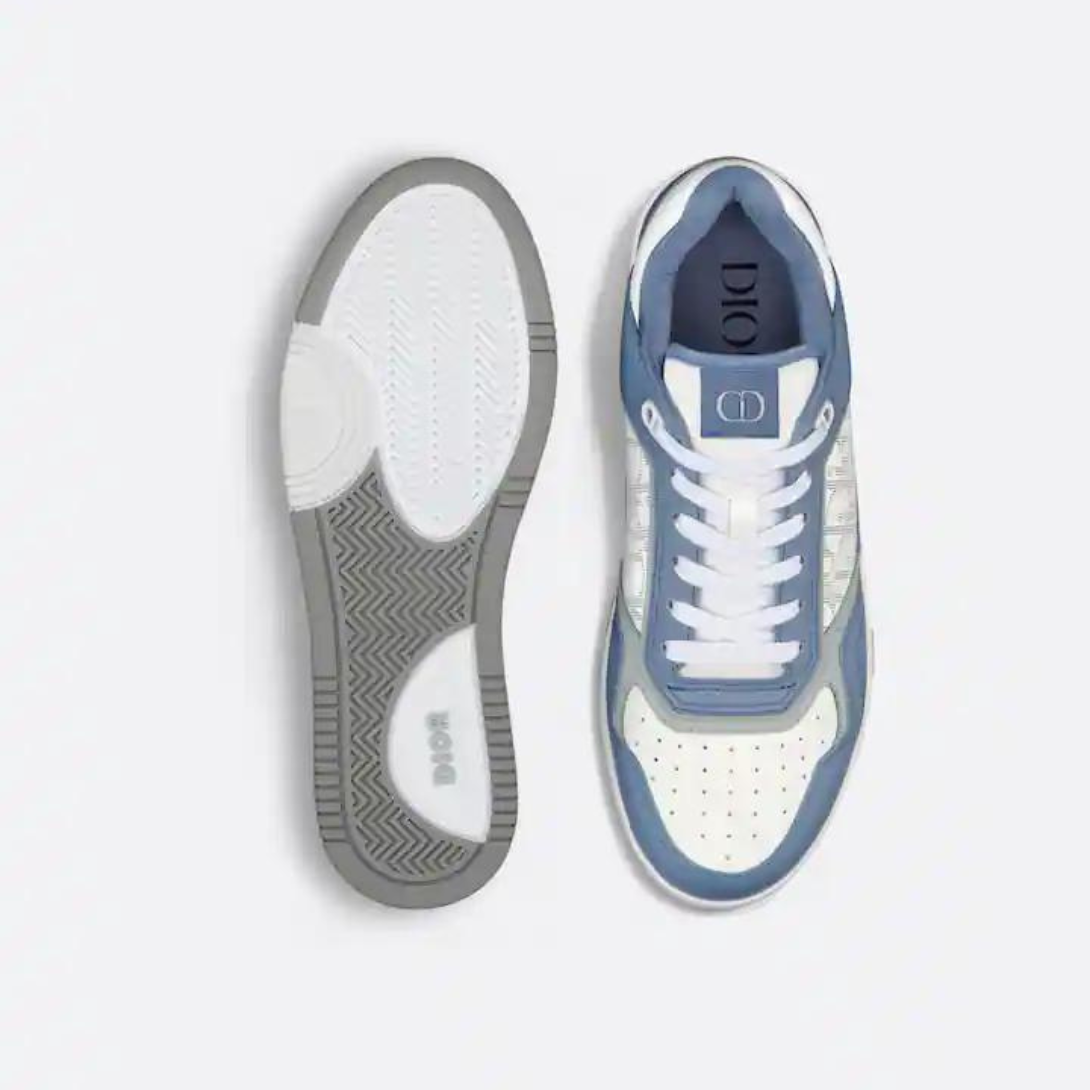 B27 Low-Top Leather Sneaker – crafted in smooth calfskin, the style is adorned with Oblique Galaxy leather inserts – LUX VERSE Luxury Designer Fashion Outlet