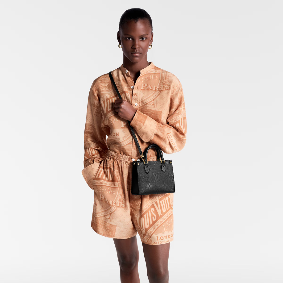 OnTheGo BB Black – this tiny tote boasts all details of the full-size model – including the distinctive – LUX VERSE Luxury Designer Fashion Outlet
