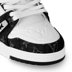 Trainer Denim Sneaker – the contrasting colors and materials highlight the elaborate construction of this – LUX VERSE Luxury Designer Fashion Outlet