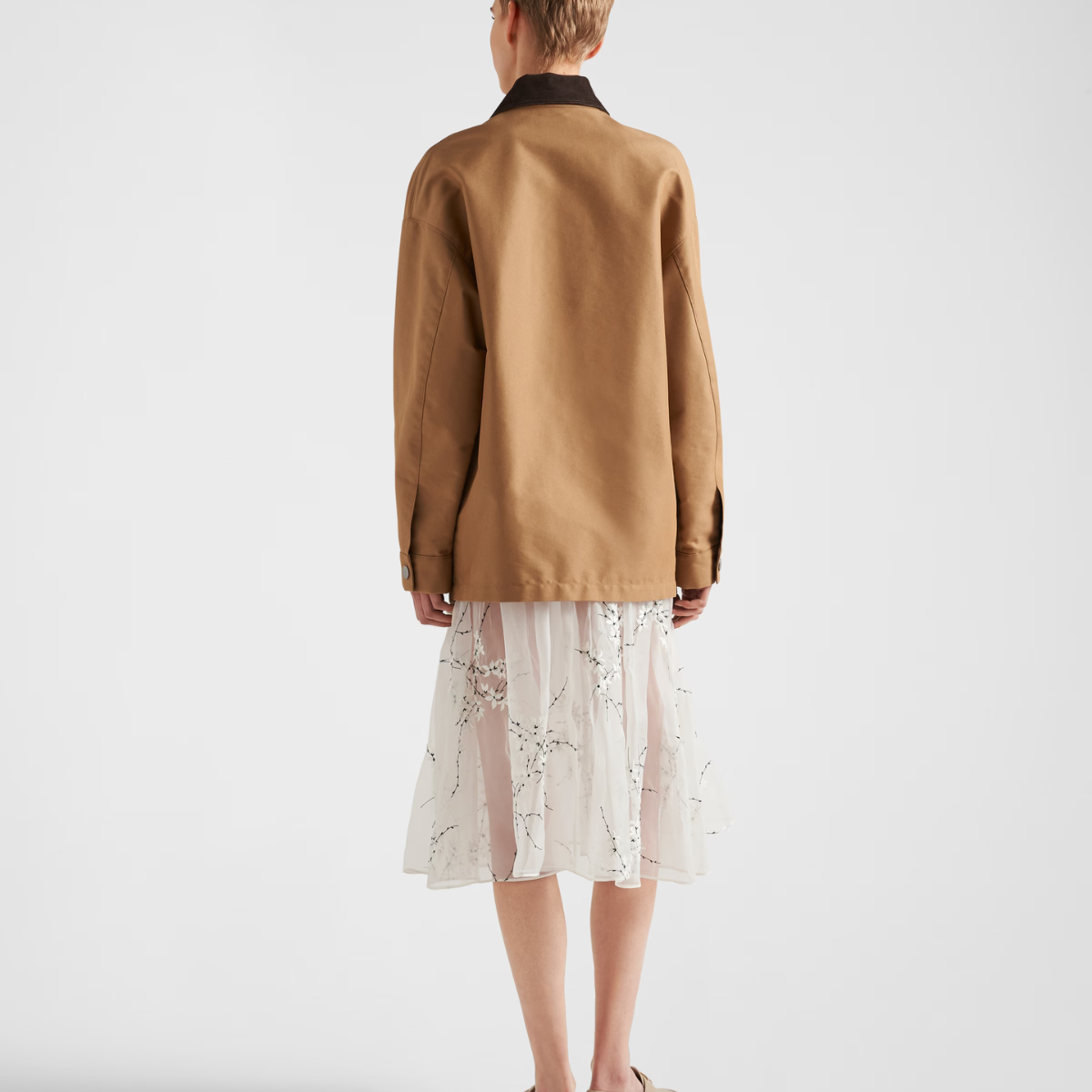 Technical canvas blouson jacket – the technical canvas silhouette is reinterpreted with contemporary lines – LUX VERSE Luxury Designer Fashion Outlet
