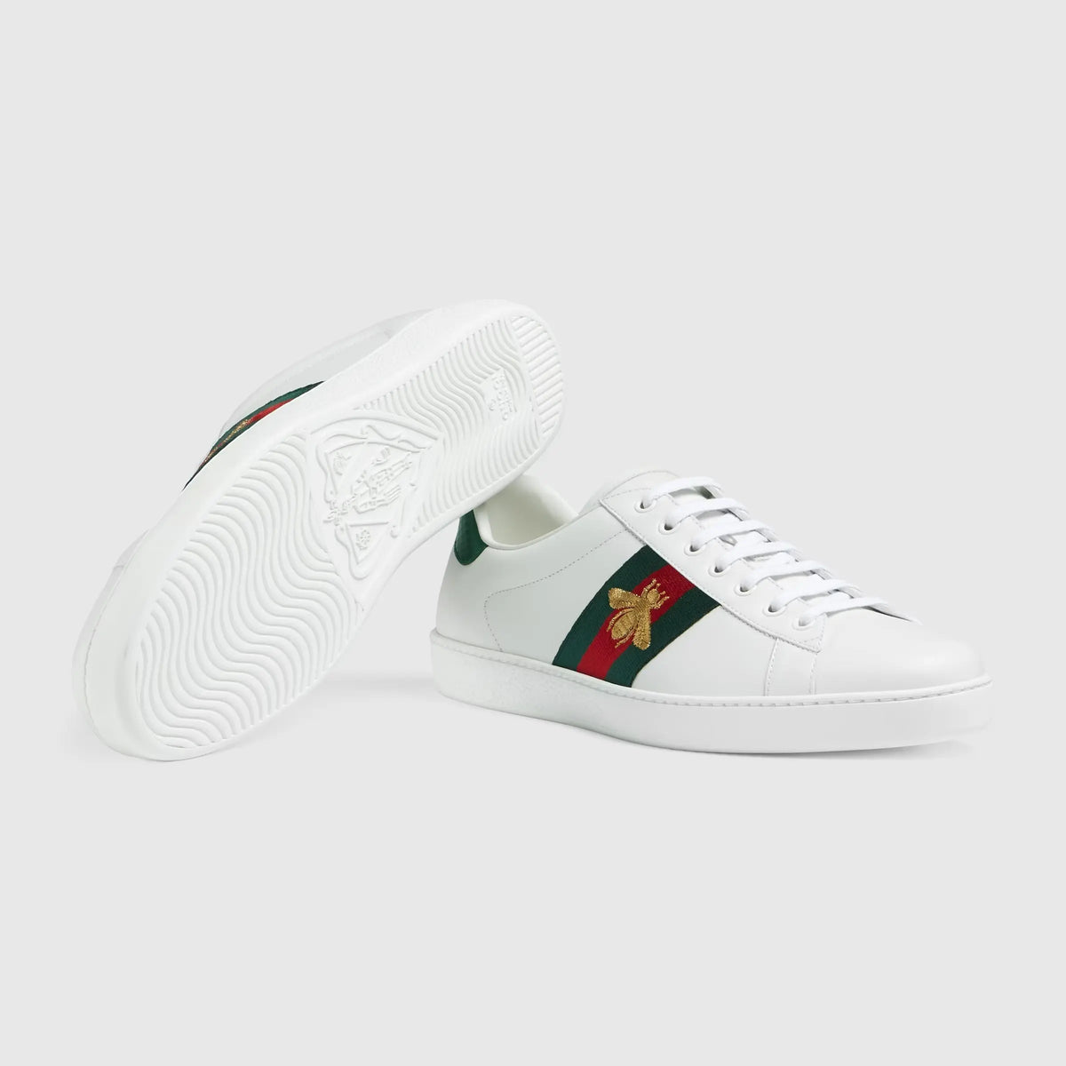Ace Embroidered Sneaker – the bee is an archival code first introduced in ready-to-wear in the 1970s – LUX VERSE Luxury Designer Fashion Outlet