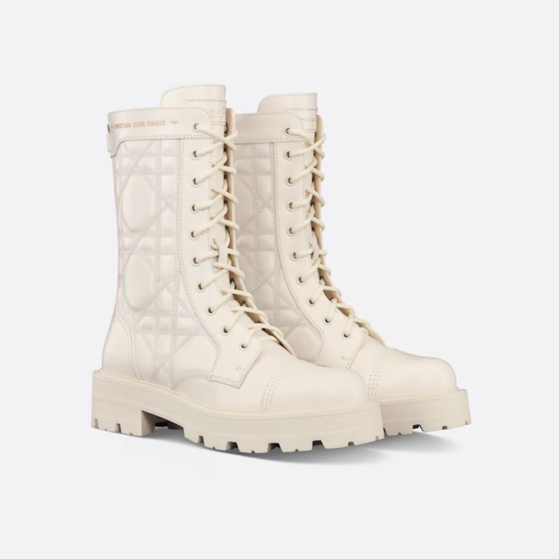 D-Unit Ankle Boot – the gold-tone Christian Paris signature on the side and ultra-lightweight EVA sole – LUX VERSE Luxury Designer Fashion Outlet