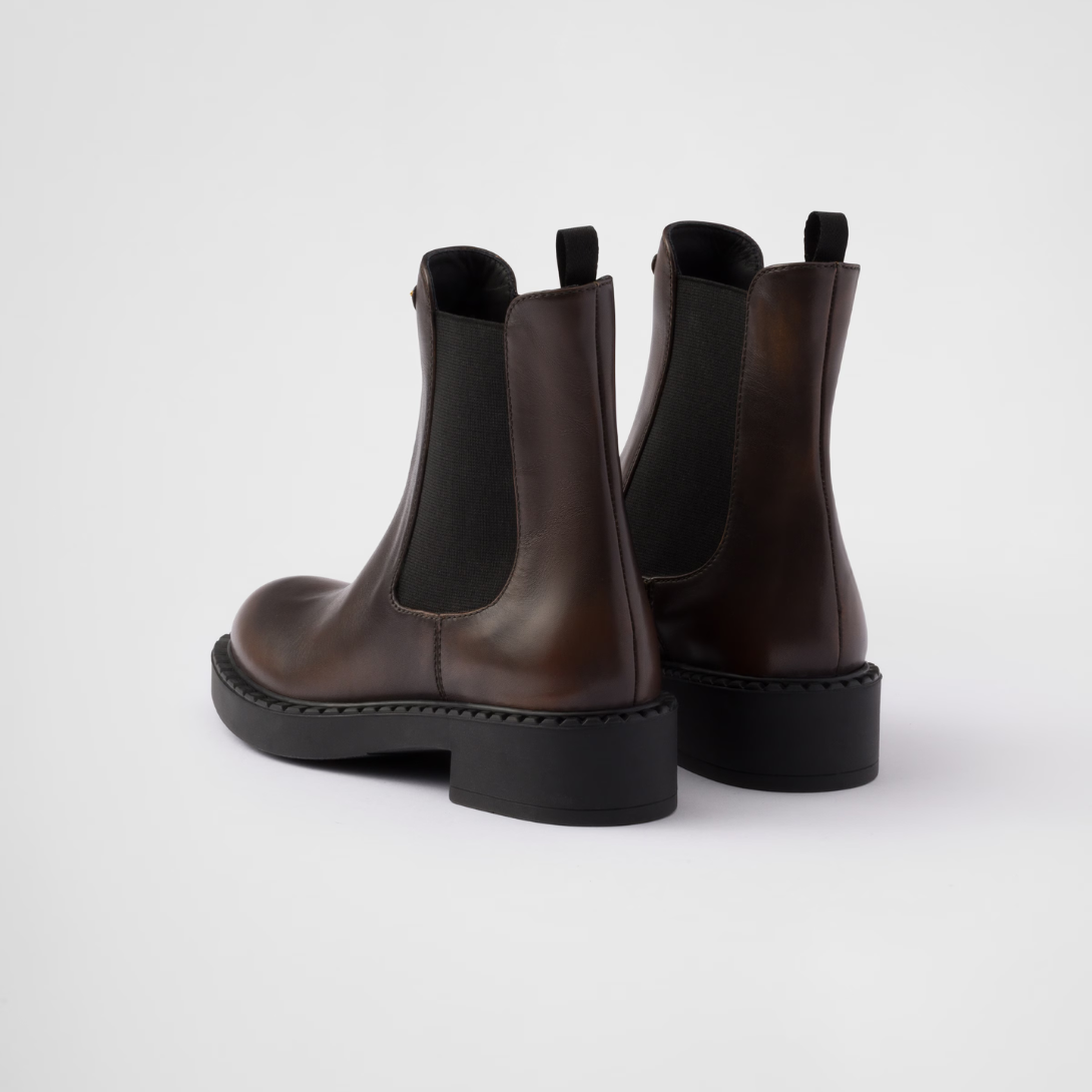 Leather Chelsea boots Dark Brown – these contemporary and versatile Chelsea boots have a timeless design with – LUX VERSE Luxury Designer Fashion Outlet