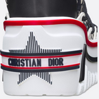 Snow Ankle Boot – the'CHRISTIAN'signature adorns the ankle and the supple and lightweight white – LUX VERSE Luxury Designer Fashion Outlet