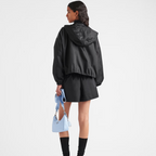 Re-Nylon cropped jacket – made from recycled materials, this jacket not only adds a trendy touch to your – LUX VERSE Luxury Designer Fashion Outlet