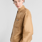 Lightweight Re-Nylon blouson jacket – the soft silhouette of this blouson jacket made of Re-Nylon features ample lines – LUX VERSE Luxury Designer Fashion Outlet