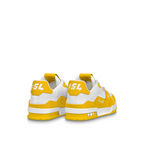 Louis Vuitton Trainer Iconic Sneaker – this version of the Trainer sneaker combines Monogram leather with calfskin embossed – LUX VERSE Luxury Designer Fashion Outlet