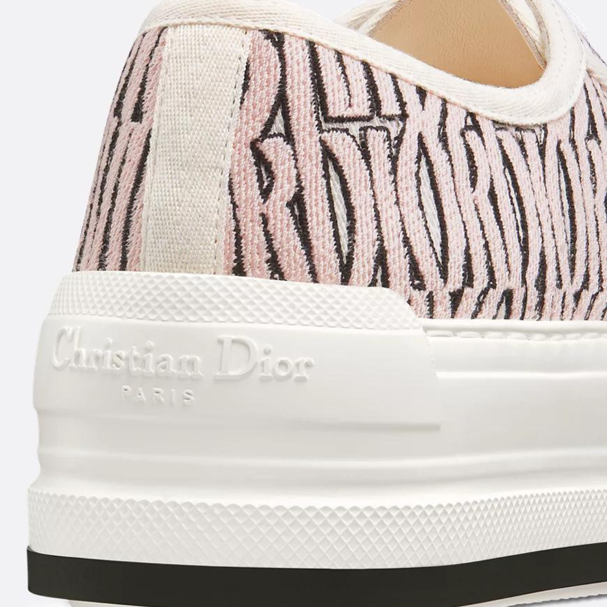 Platform Sneaker Allover Motif – the cotton style features a comfortable thick sole, tongue and Christian laces – LUX VERSE Luxury Designer Fashion Outlet