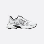 Chrono Sneaker Leather – pairing mesh with white and black leather-effect panels, it is accented by hallmark – LUX VERSE Luxury Designer Fashion Outlet