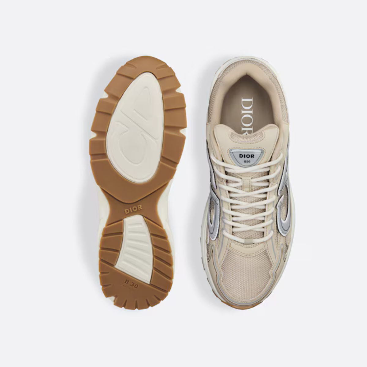 Dior B30 Sneaker Modern Sporty – crafted in technical fabric, it is enhanced by a gray reflective CD30 signature with – LUX VERSE Luxury Designer Fashion Outlet