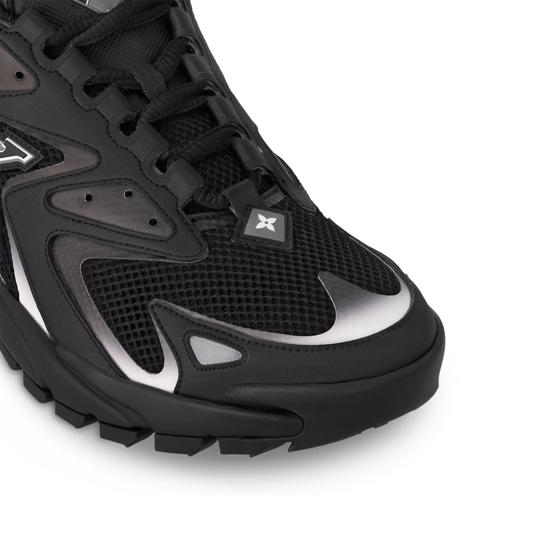Runner Tatic Sneaker – it is signed with a dynamic Initials logo and reflective Monogram Flowers on – LUX VERSE Luxury Designer Fashion Outlet