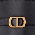 Empreinte Boot – constructed in black brushed calfskin, the silhouette is accented by the gold-finish – LUX VERSE Luxury Designer Fashion Outlet