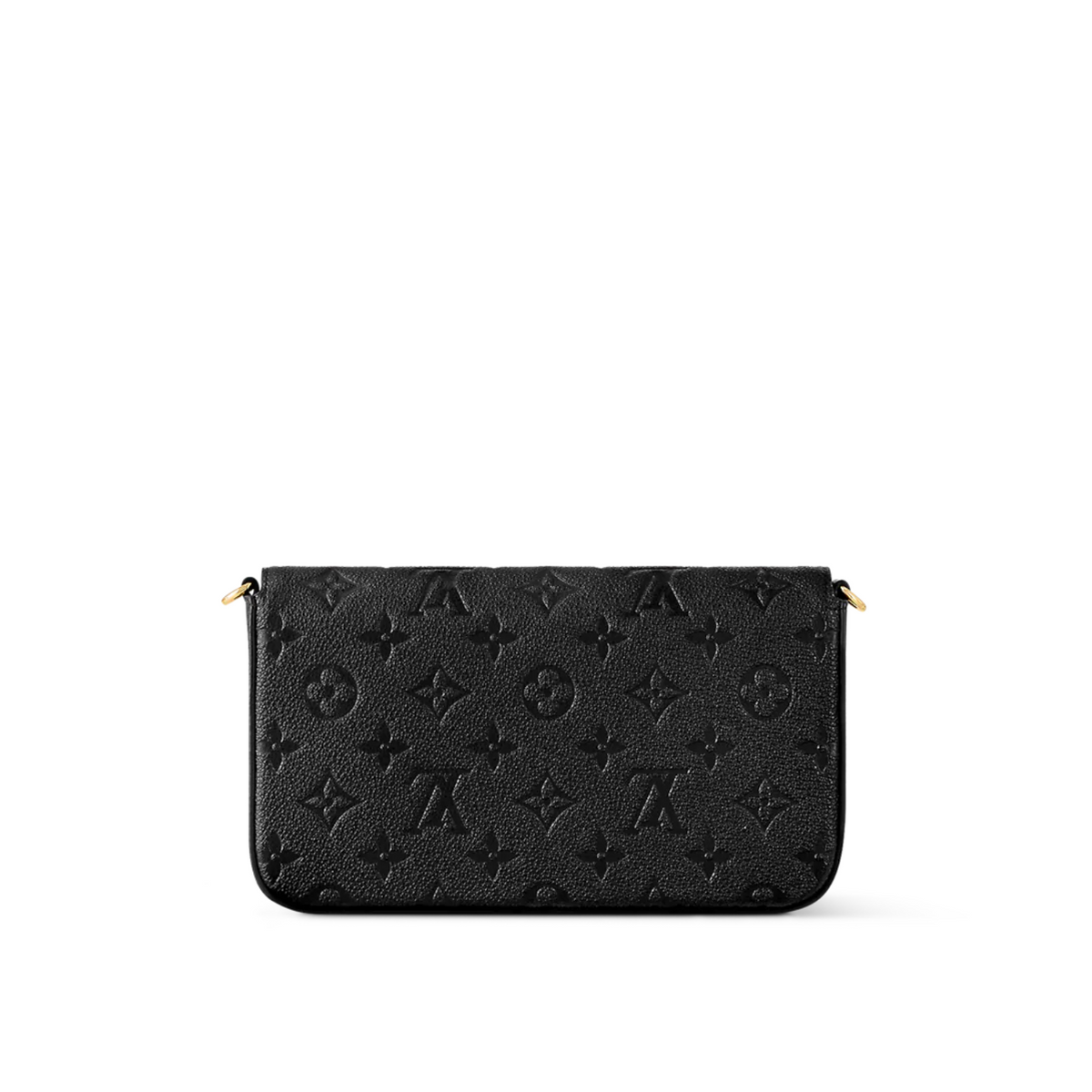 Félicie Pochette Black – it can also be carried in different ways thanks to a removable chain – LUX VERSE Luxury Designer Fashion Outlet